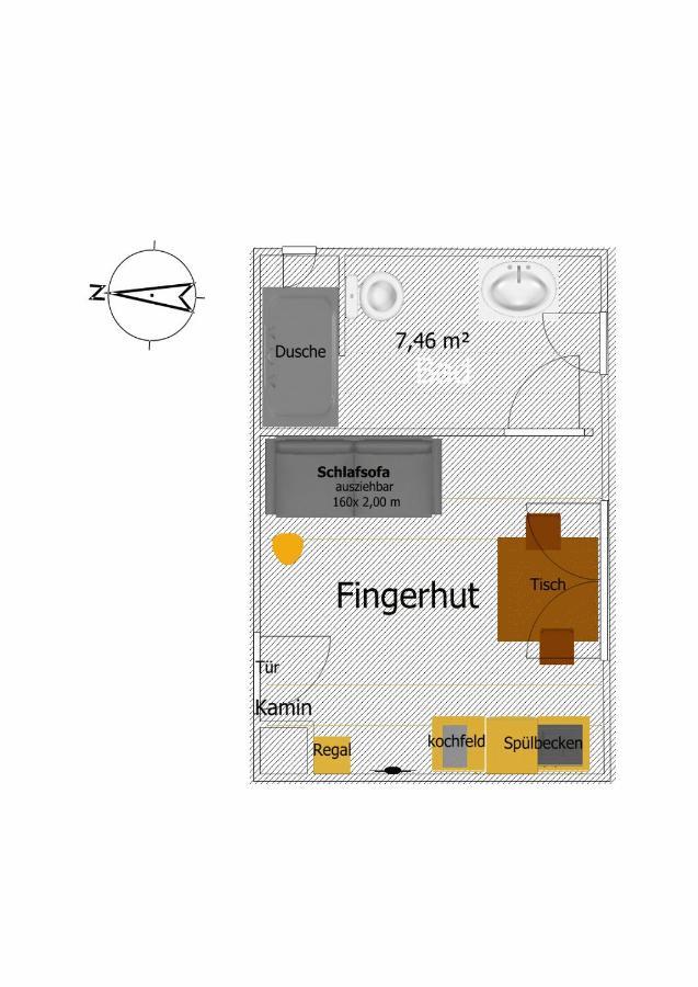 Ferienhof Ziegler - Studio Fingerhut 바이에르스브론 외부 사진